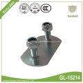 Steel Buckle Attachment Stud Plate Rivet For Roller